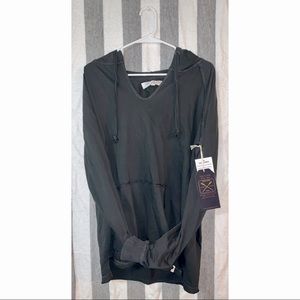 Medium Gray Vineyard Crew Sweatshirt with Hood